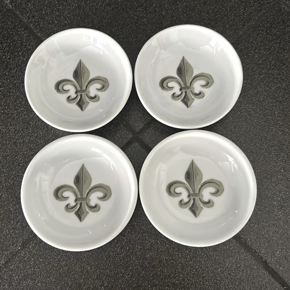Fleur de Lis Mini Bowl set of 4